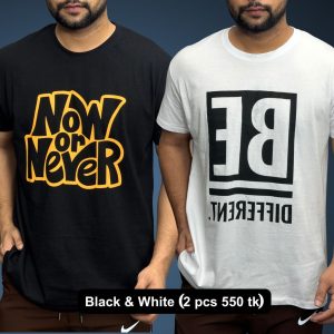 Cotton t-shirt - P1 (2pcs combo)