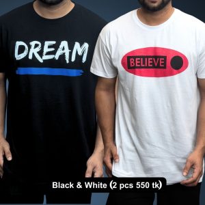 Cotton t-shirt - P2 (2pcs combo)