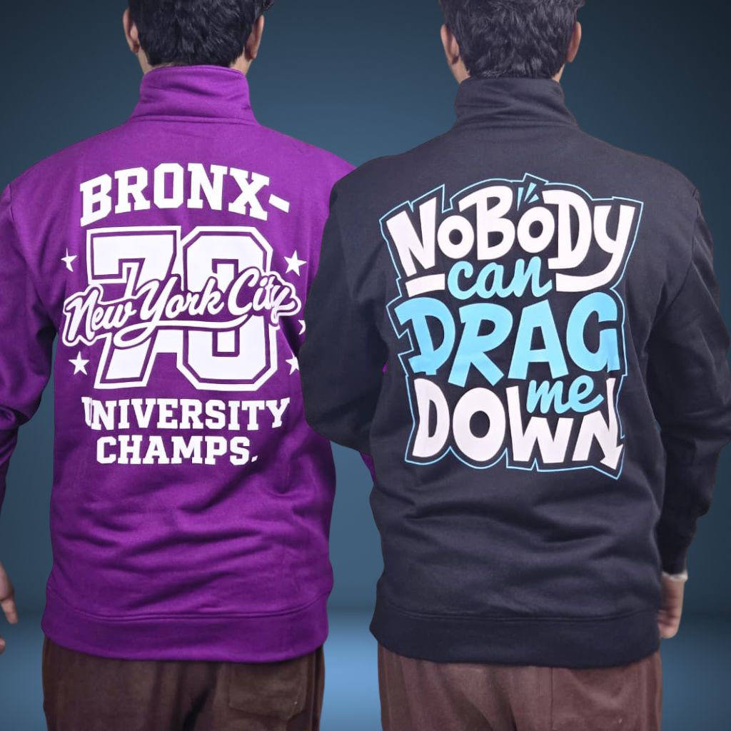 Sweat shirt M2 - Purple & Black