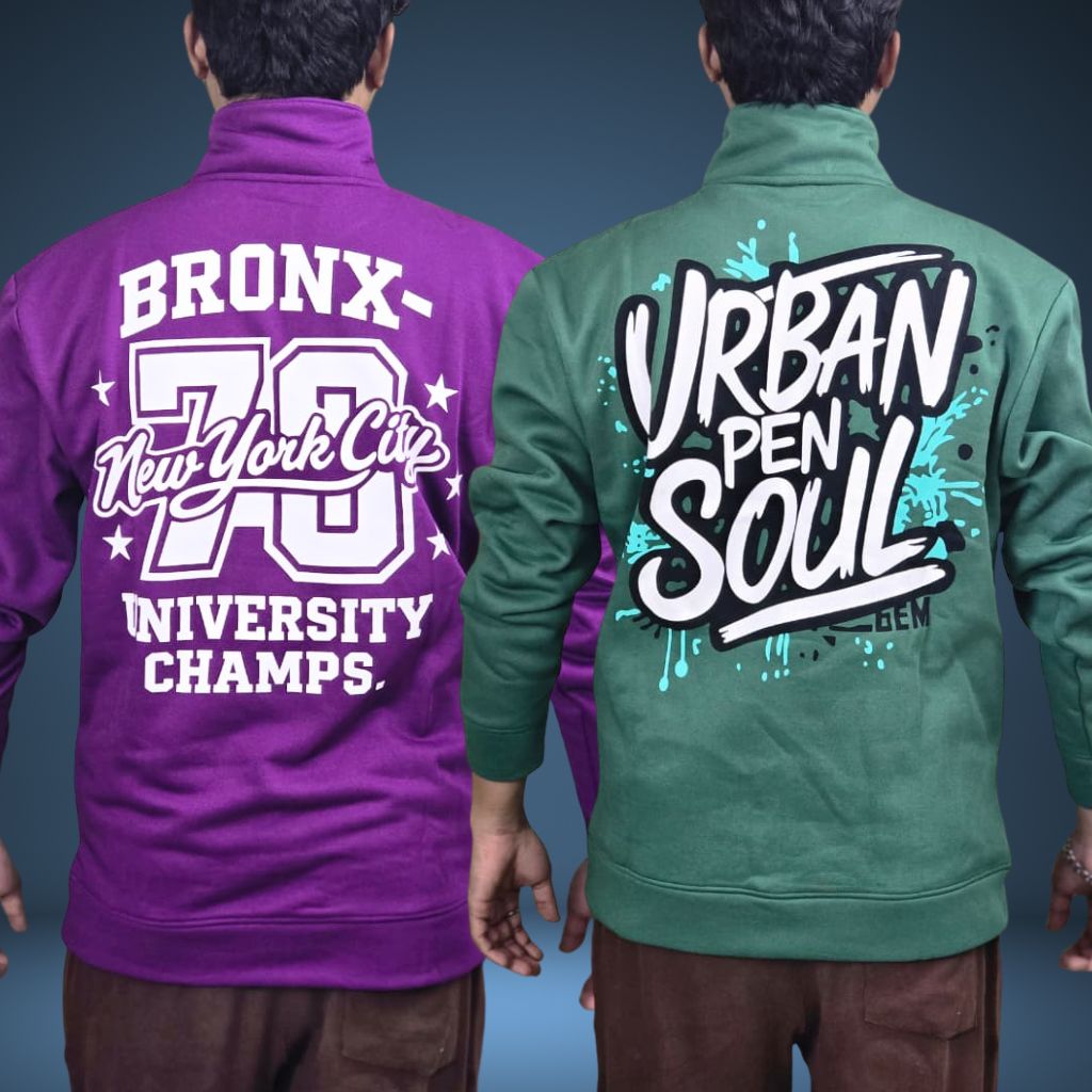 Sweat shirt M2 - Purple & Green